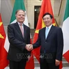 意大利外长米拉内西访问越南 与越南外长范平明举行会谈