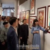 胡志明主席宣传画在胡志明市展出 