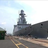 法国海军防空护卫舰对胡志明市进行友好访问