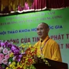“佛教信徒与国家可持续发展事业” 国家科学研讨会