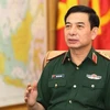 越南人民军高级军事代表团对俄罗斯进行正式访问