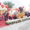 旅居捷克越南僧尼和佛家弟子隆重举行永严寺奠基动工仪式
