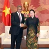 越南国会主席阮氏金银会见新加坡首席大法官