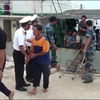 海上遇险的广义省46名渔民安全回到陆地