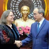 阮善仁会见美国新任驻胡志明市总领事玛丽·达穆尔