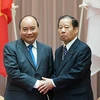 越南政府总理阮春福会见日本自民党总务会长二阶俊博
