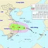 越南2019年第五号台风或变强 在广义至庆和省登陆