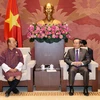 越南国会副主席冯国显会见不丹审计署审计长切细·克桑