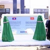 越南援建老挝色空省多征高中学校竣工移交