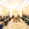 越南人民军总参谋长会见柬埔寨皇家武装部队副总司令