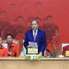 阮春福总理：越南U22男足和国家女足荣获冠军为祖国增添光彩