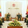 缅甸国防军总司令敏昂莱对越南进行正式访问