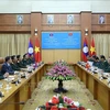 老挝国防部部长占沙蒙大将对越南进行工作访问