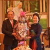 柬埔寨多省市代表团走访坚江省并致以新春祝福
