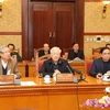 越共中央总书记、国家主席阮富仲主持中央书记处会议---全国欢庆2020年庚子春节