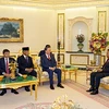 越南公安部部长苏林礼节性拜会文莱苏丹博尔基亚