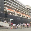  岘港市仙沙港纷纷接待多艘国际邮轮