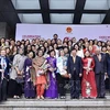 越南在三八国际妇女节来临之际举行了外交代表团见面会