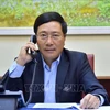 越南政府副总理兼外交部长范平明与日本外务大臣茂木敏充通电话