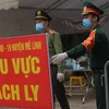 新冠肺炎疫情：河内市迷灵县夏雷村全村隔离工作紧张有序开展