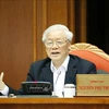 越共第十二届中央委员会第十二次全体会议在河内隆重开幕