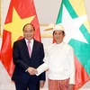 越南领导人致信祝贺越南-缅甸建交45周年