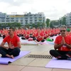  越南举行千人瑜伽活动 响应国际瑜伽日