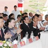 越南国会主席阮氏金银出席阮友寿同志诞辰110周年纪念典礼