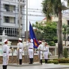 老挝举行东盟旗升旗仪式庆祝东盟成立53周年