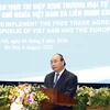 阮春福总理：EVFTA就像一条高速公路一样使越南和欧盟走得更近