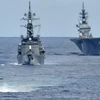 日本海上自卫队三艘军舰抵达越南金兰国际港