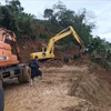 广治省向化县泥石流事故：22名干部与战士被掩埋