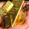18日越南国内市场黄金价格每两上涨10万越盾