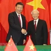 越中两国领导人就两国建交71周年互致贺电