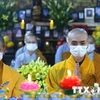 越南各家寺院以线上形式举行祈安法会