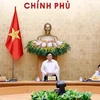越南政府总理范明政任职后主持召开政府第一次会议