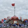 “江山统一”升旗仪式在广治省隆重举行庆祝国家统一46周年