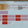 国会与人民议会代表选举：胡志明市试运行支持换届选举工作的软件