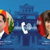越南外交部部长裴青山与挪威外交大臣瑟雷德通电话