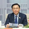 越南国会主席王廷惠与摩洛哥众议院议长哈比博·马勒克举行视频会谈