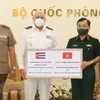 越南国防部向古巴捐赠防疫物资