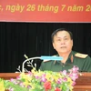 参加2021年国际军事比赛的越南炮兵部队举行出征仪式