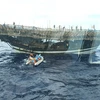 长沙海域一渔民突发疾病 SAR412号救援船赶至平安送医