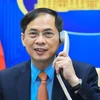 越南外交部长裴青山与澳大利亚外长玛丽斯·佩恩通电话