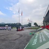 越南举行2021年国际军事比赛参赛国国旗升旗仪式