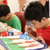 越南美术博物馆为儿童们举行在线创新空间体验活动