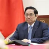 越南政府总理范明政与奥地利总理库尔茨通电话