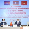 越老柬三国国会对外委员会发表联合声 明呼吁各国分享新冠疫苗
