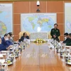 国防部副部长黄春战会见越南驻外代表机构首席代表