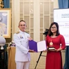 越南一名教师荣获泰国公主奖